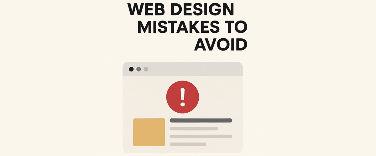 Top 7 Web Design Mistakes to Avoid in 2025